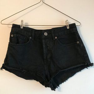 Amuse Society Easton Washed Black Distressed Denim